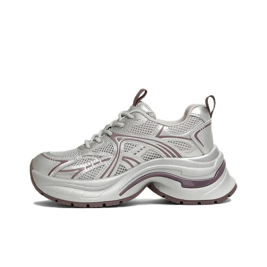 TATA Звезда Path Противоскользящие Низкие Топ Кроссовки с Толстой Подошвой Женские