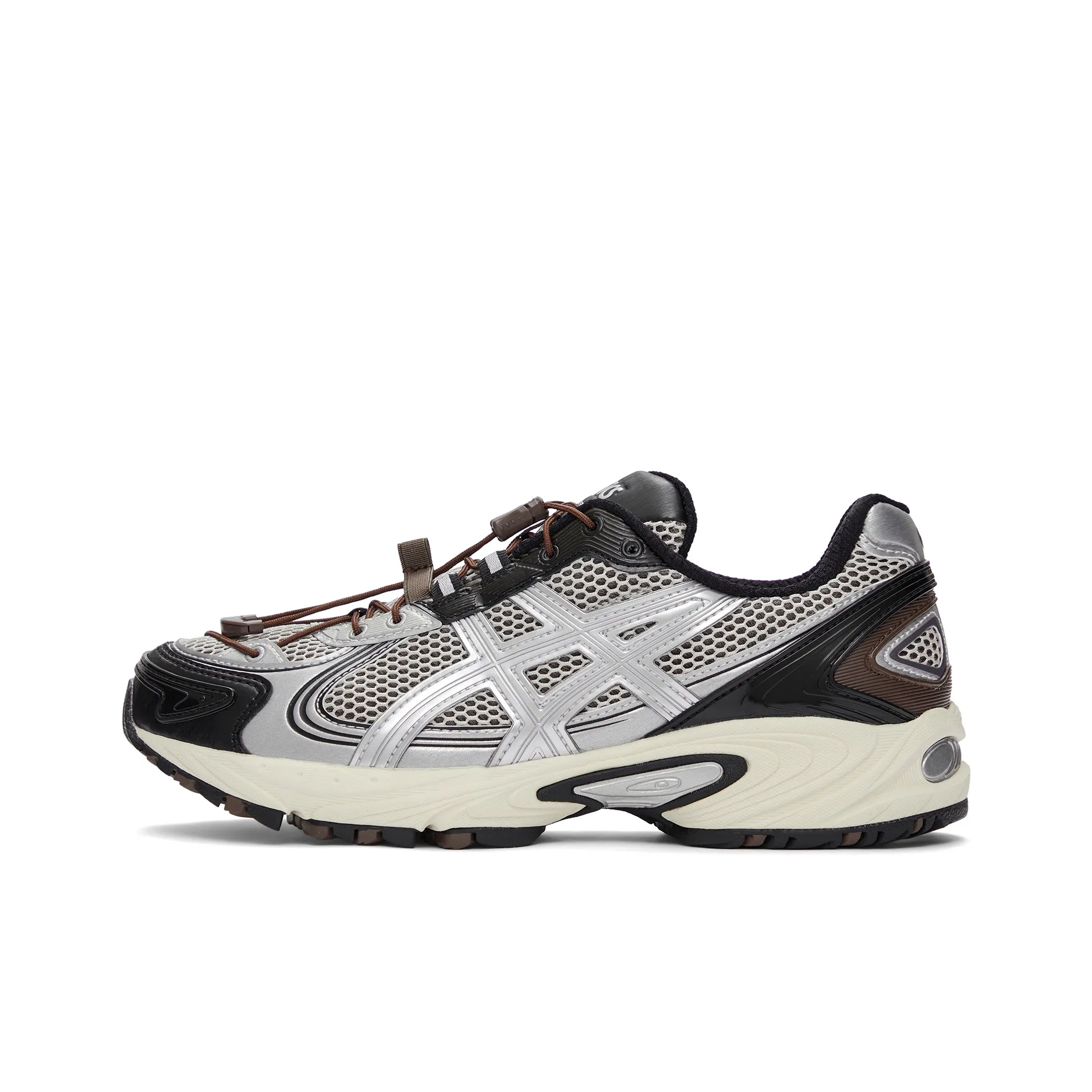 Asics Gel Kahana TR V4 Anti Slip And Wear Resistant Lightweight Low Top Casual Shoes Unisex Coffee Black Silver