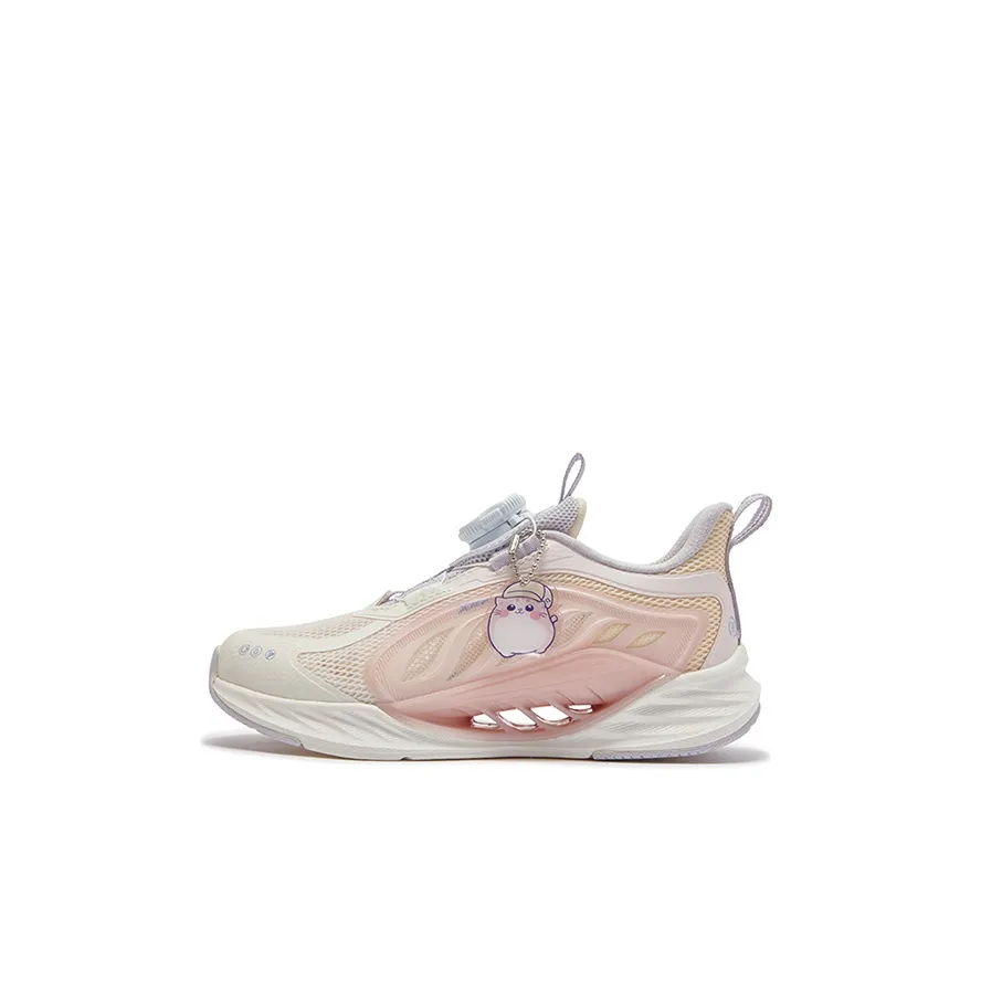 XTEP Slip-resistant Abrasion-resistant Low Top Детская беговая обувь Sail Белый Пастельный Розовый Детская