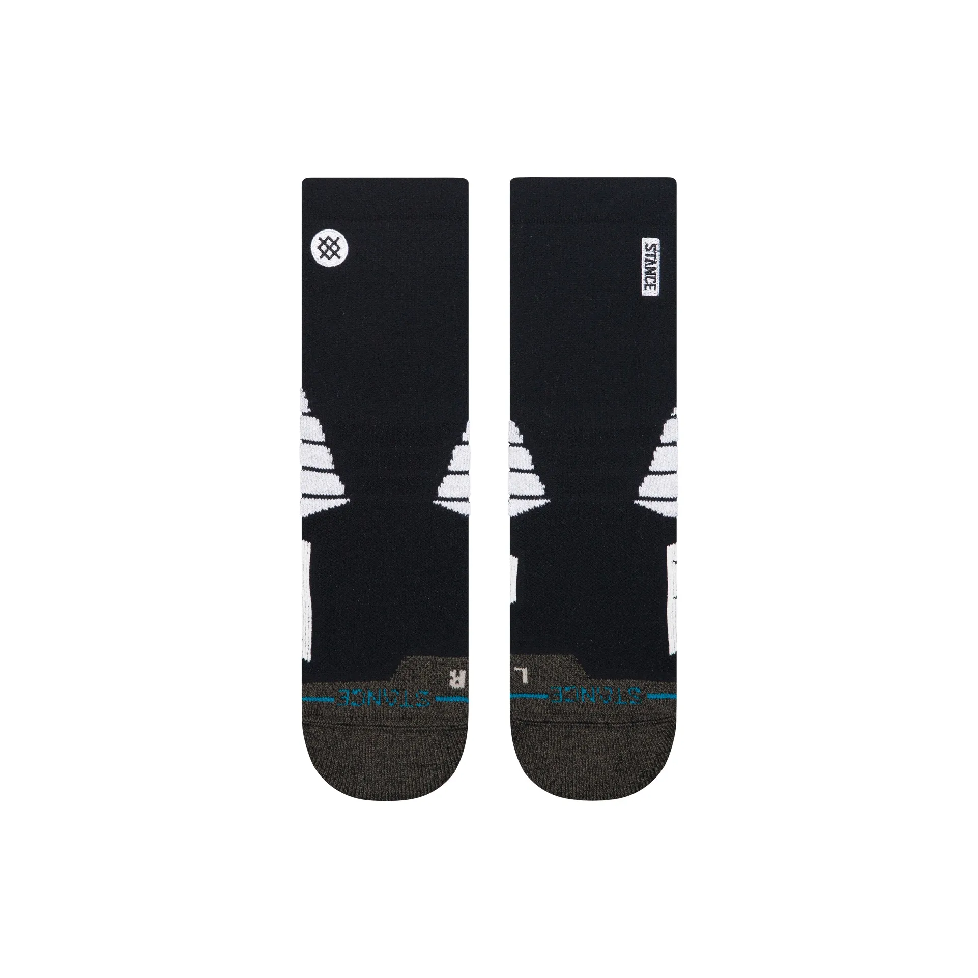 Stance Basketball Socks Unisex 1 Pack Black