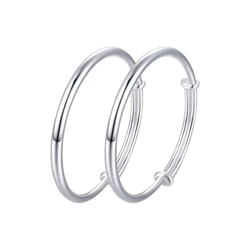 CHINA GOLD S999 Fine Silver Bangles Kids'