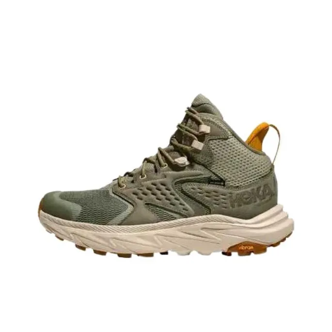 HOKA ONE ONE ANACAPA 2 Амортизация MID Топ Беговые кроссовки Мужской Зеленый