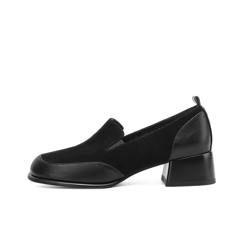 XICUNMINGWU Лоферы Женские Черные