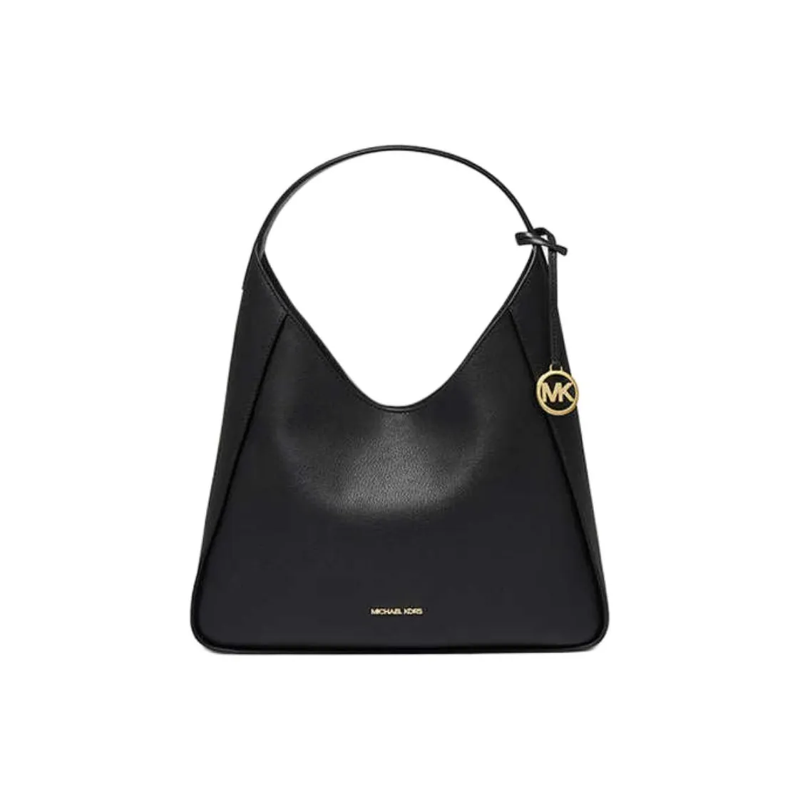 MICHAEL KORS Cow Leather HOBO Shoulder Bag Tubas Women's Black