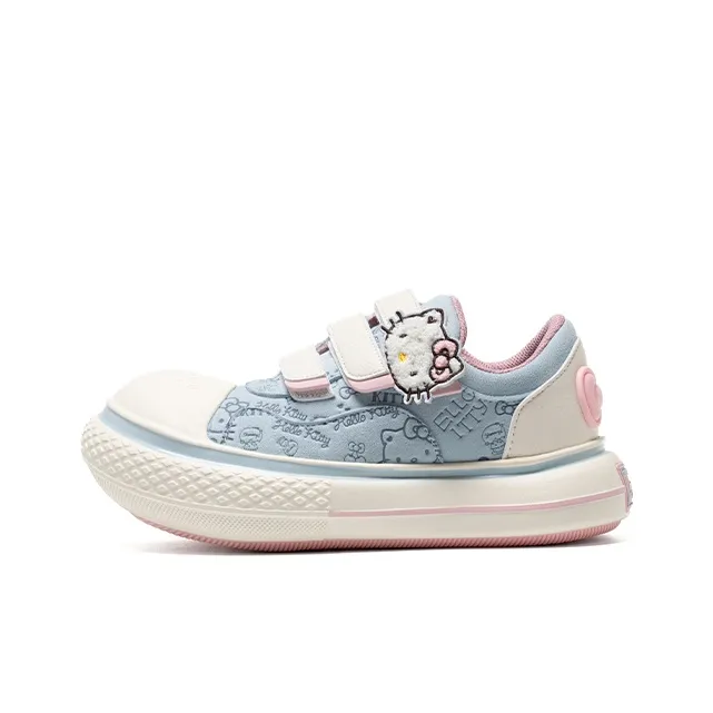 Sanrio x OLD ORDER Abrasion Resistant Height Increasing Low Top Canvas Shoes Women's Blue