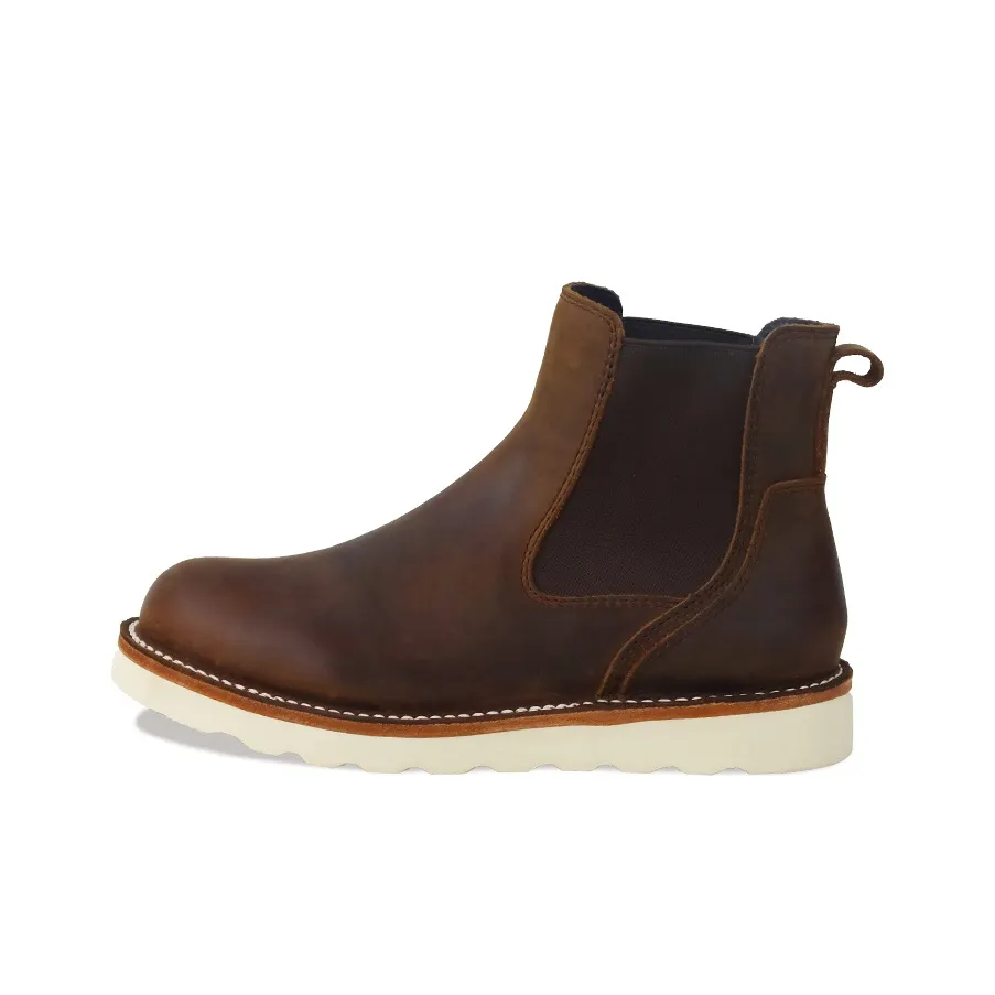 ROCKEY BAND Термический Амортизирующий Увеличение Высоты Короткие Снежные Ботинки Мужские Темно-Коричневый