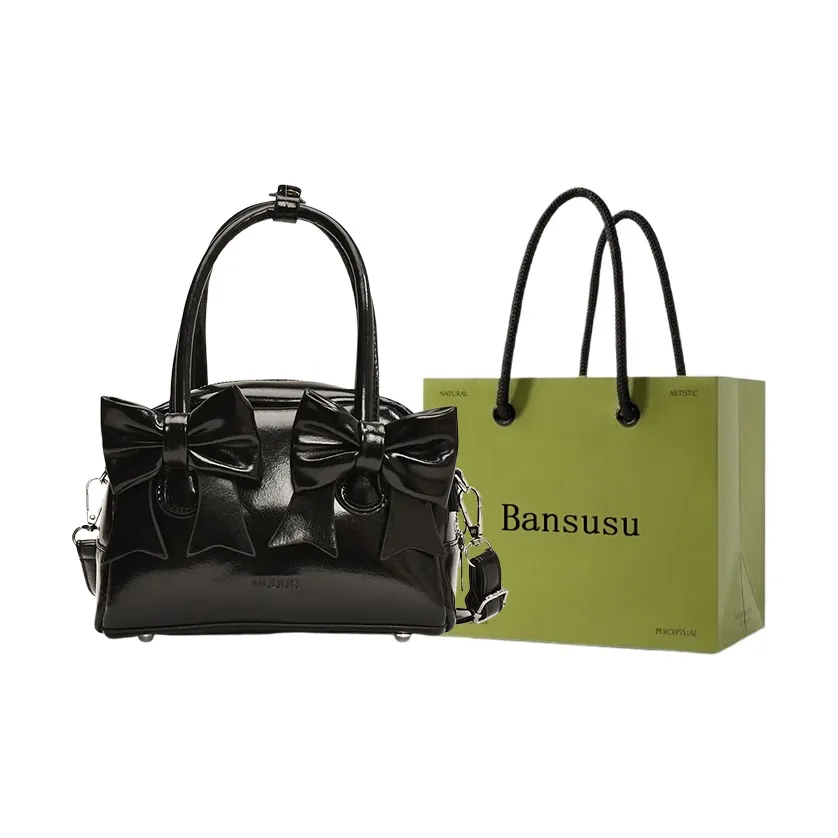 Bansusu ПУ (полиуретан) Одно плечо Сумка Women's Silver Red Pink Black