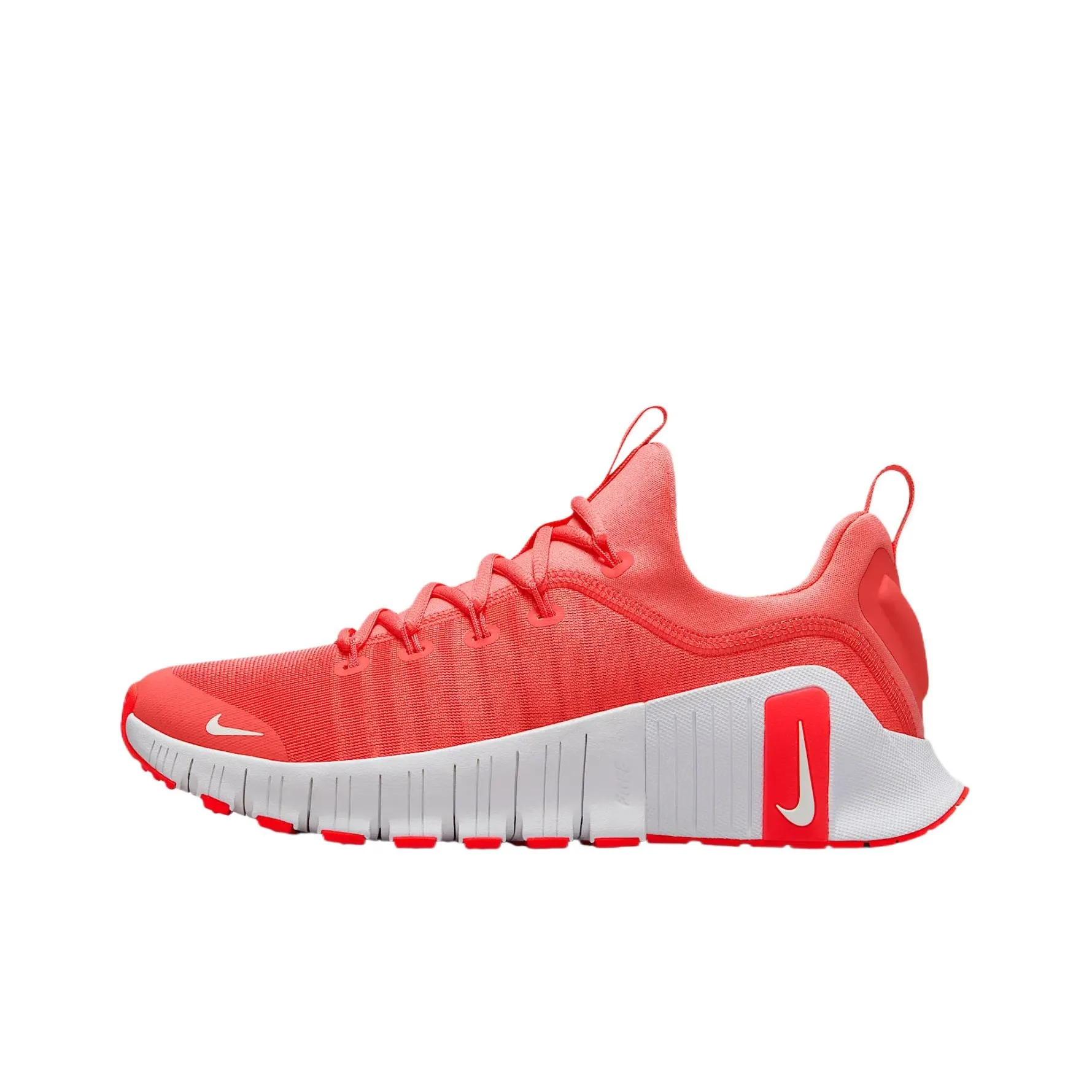 Nike Free Metcon 6 Wear-resistant And Lightweight Low-Top Running Shoes Women's Red White