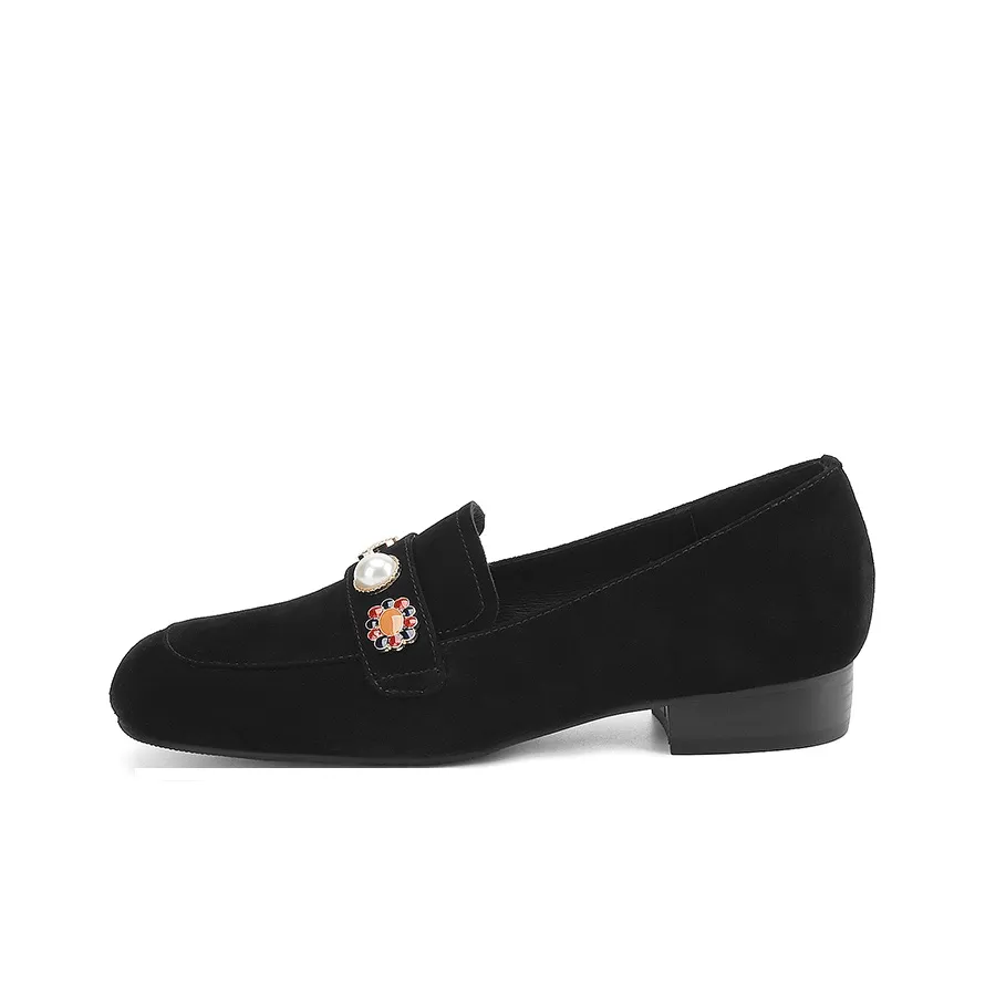 XICUNMINGWU Лоферы Женские Черные