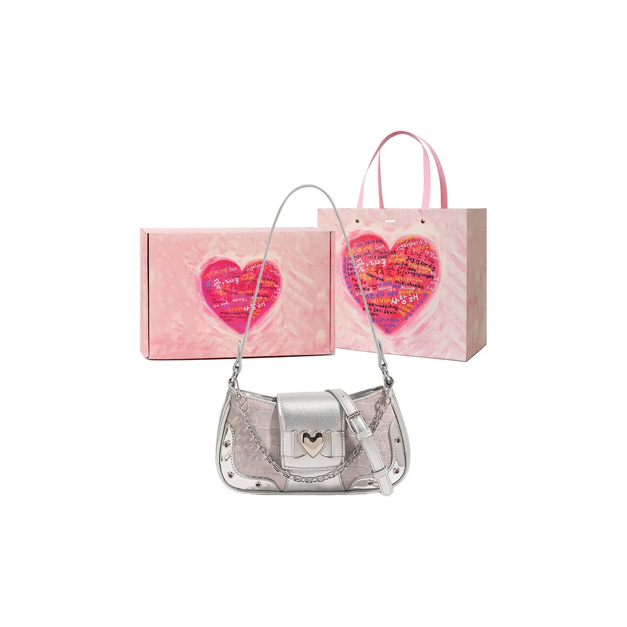 MINLUBAOLUO PU Underarm Shoulder Bag Regular Women's Multicolor