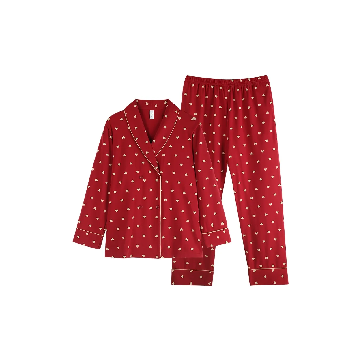 XUANJING 63676 Бордовый Женские Пижамные Комплекты
