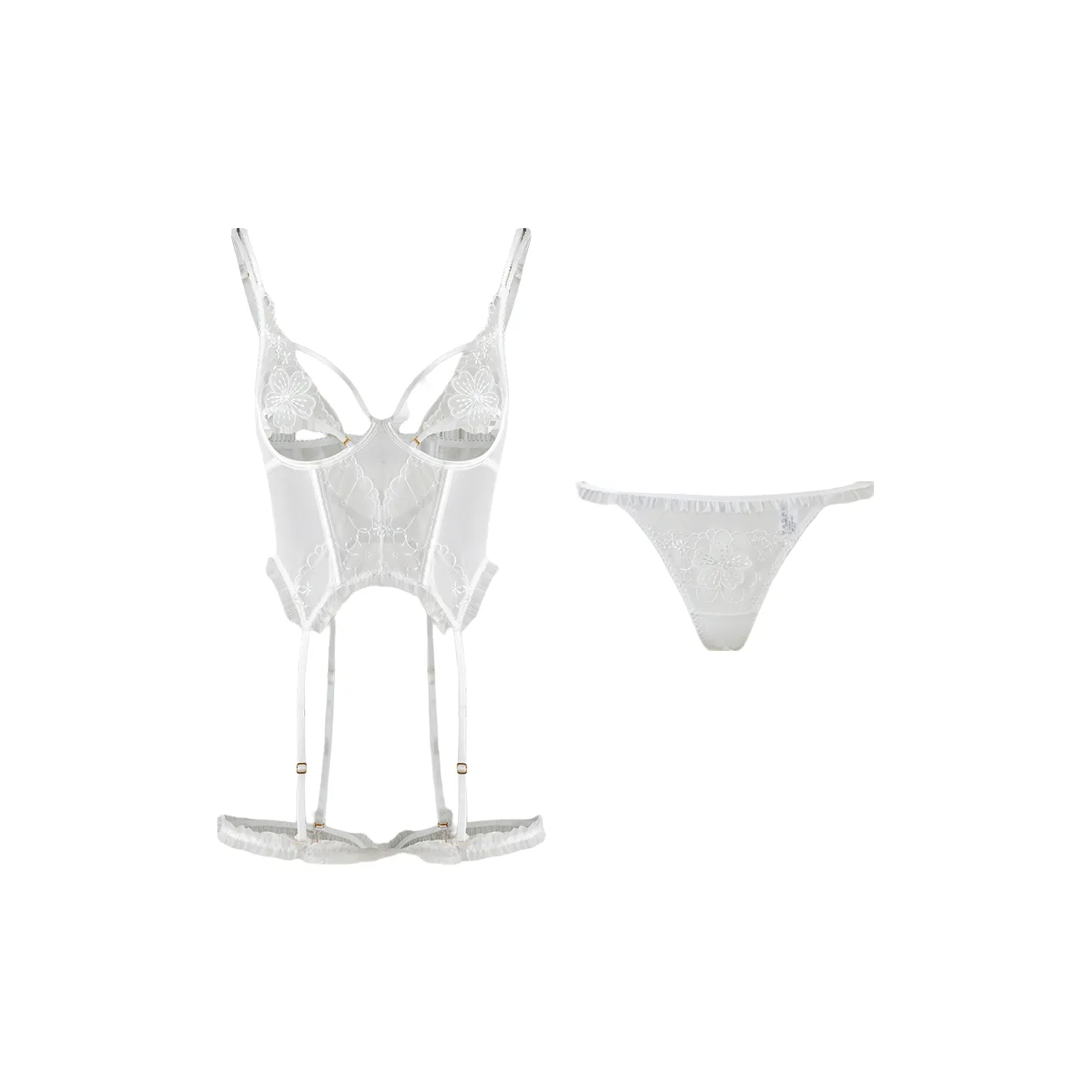 MY BODY Комплект нижнего белья Женское Белое