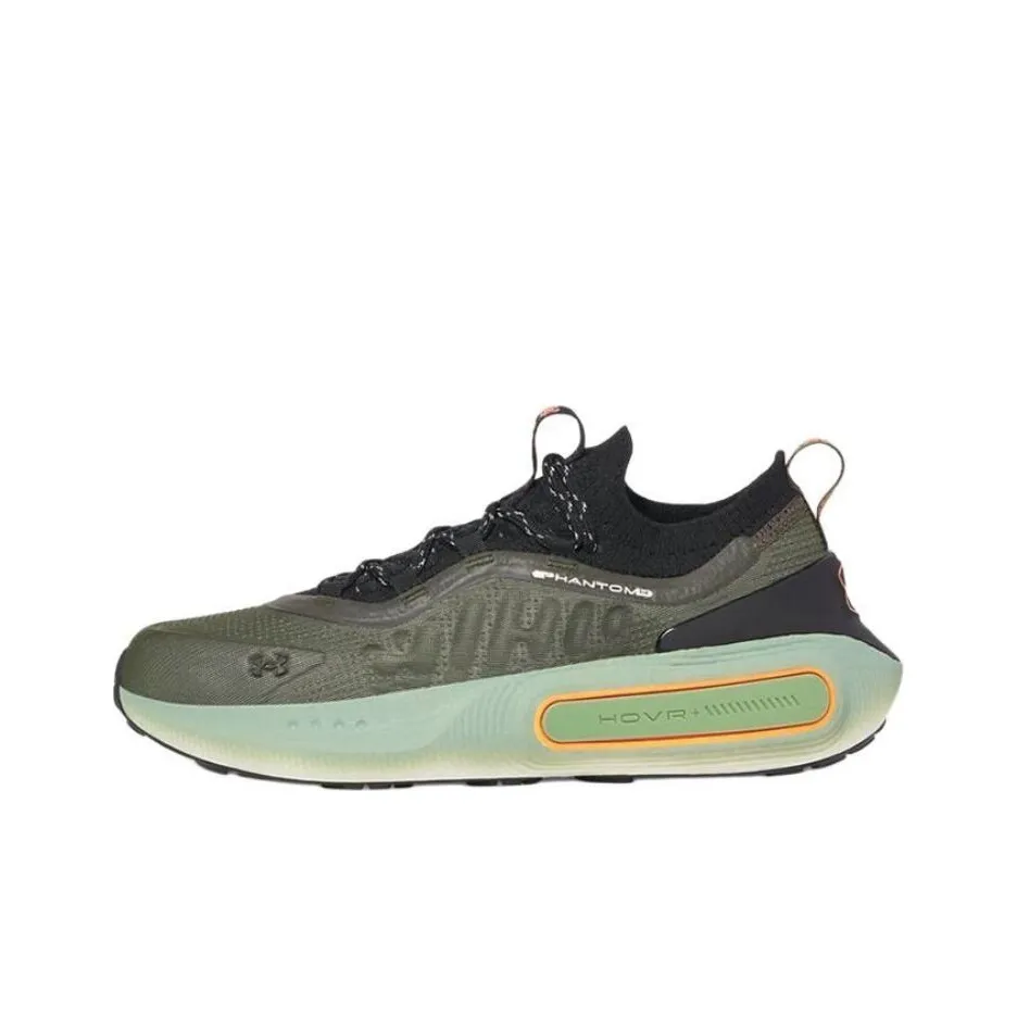 Under Armour Phantom 4 Low Топ Повседневный Мужской Зеленый Черный