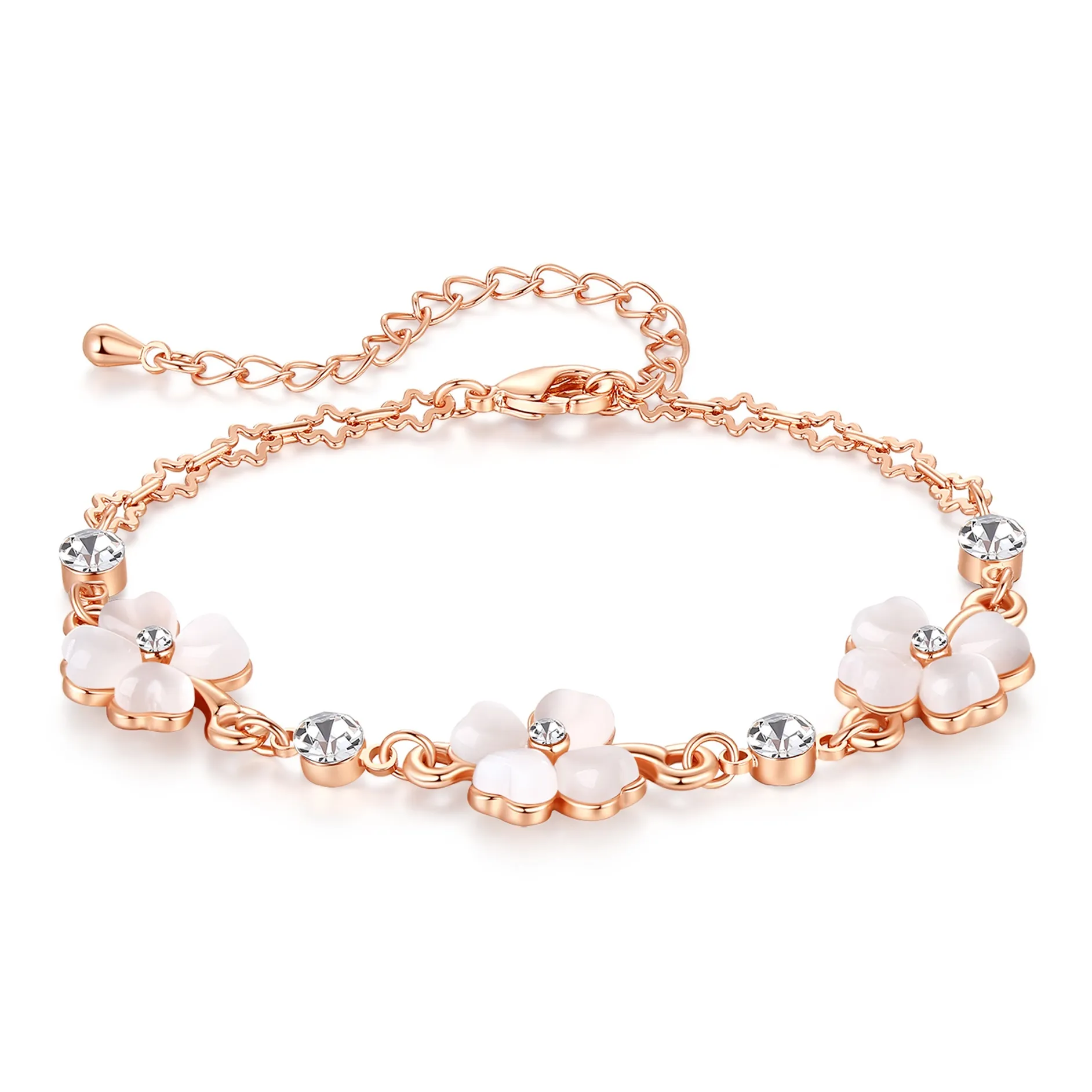 CLARKIA FLOWER Медный сплав Браслеты Женские