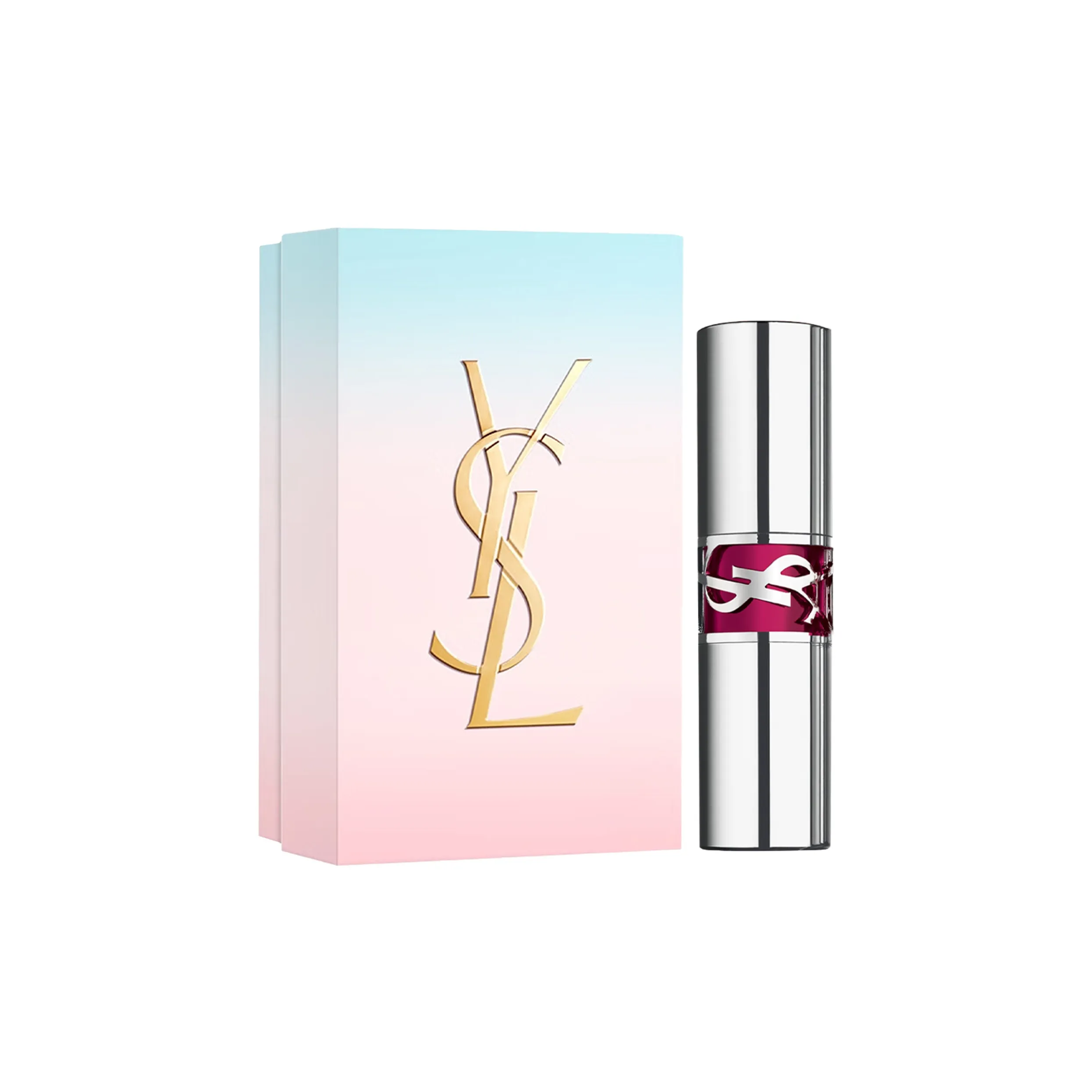 SAINT LAURENT Round Tube Сумерки Рассвет Лимитированная подарочная коробка Помады Glossy Цвет лица 3,2г