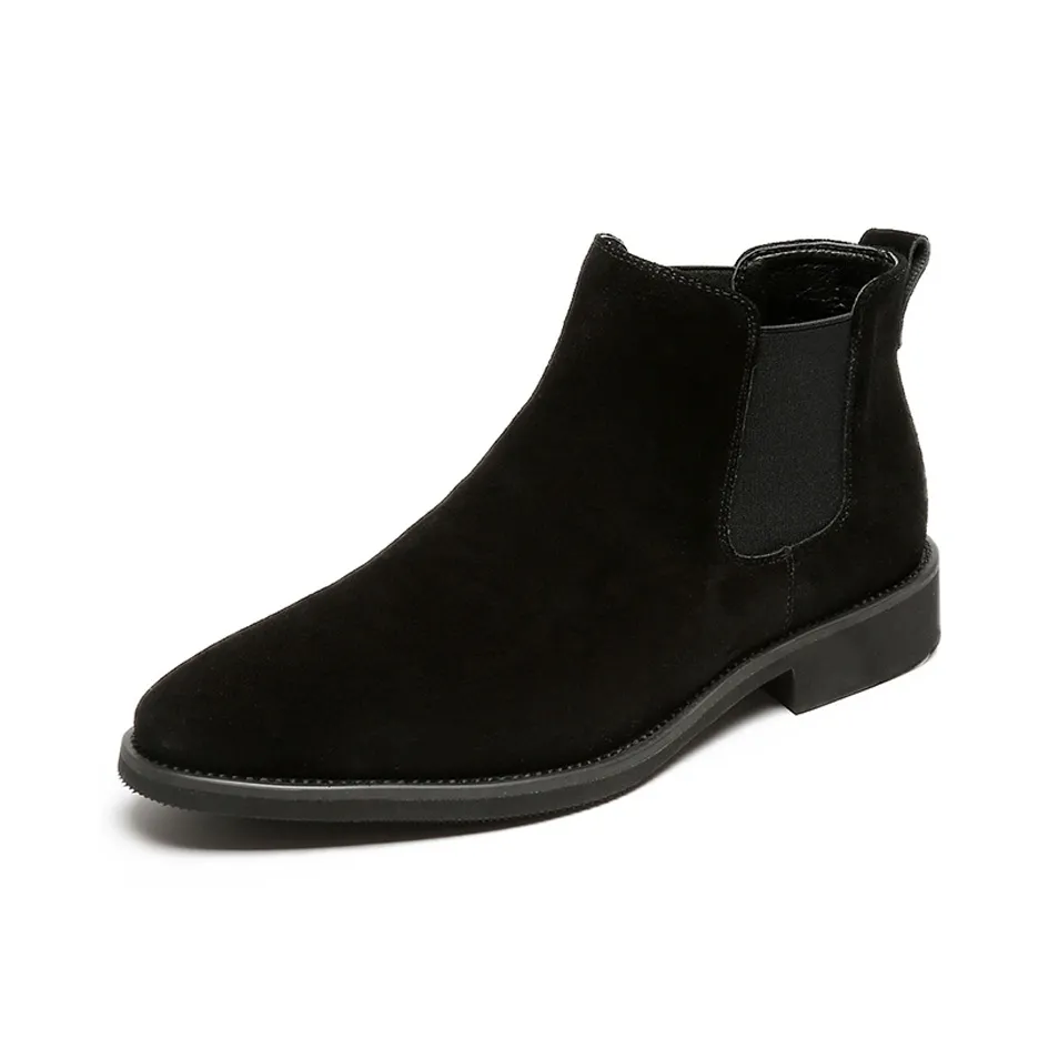 WEISHIBANGWEI Short Chelsea Boots Men's