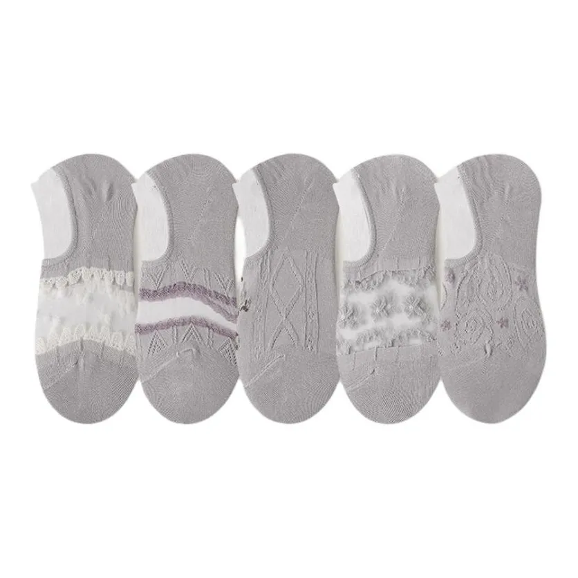 Lan Miao No Show Носки Женские 5 пар
