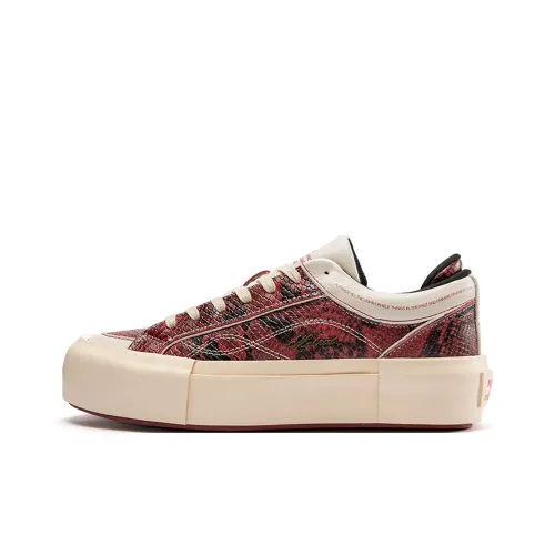 MATNUT Кроссовки для скейтбординга Low Top Красные Унисекс