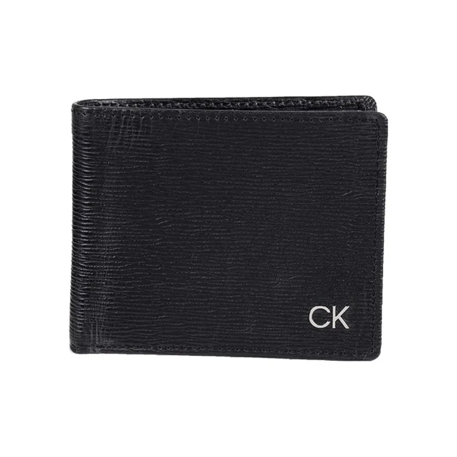 CALVIN KLEIN Leather Wallet Men's Black