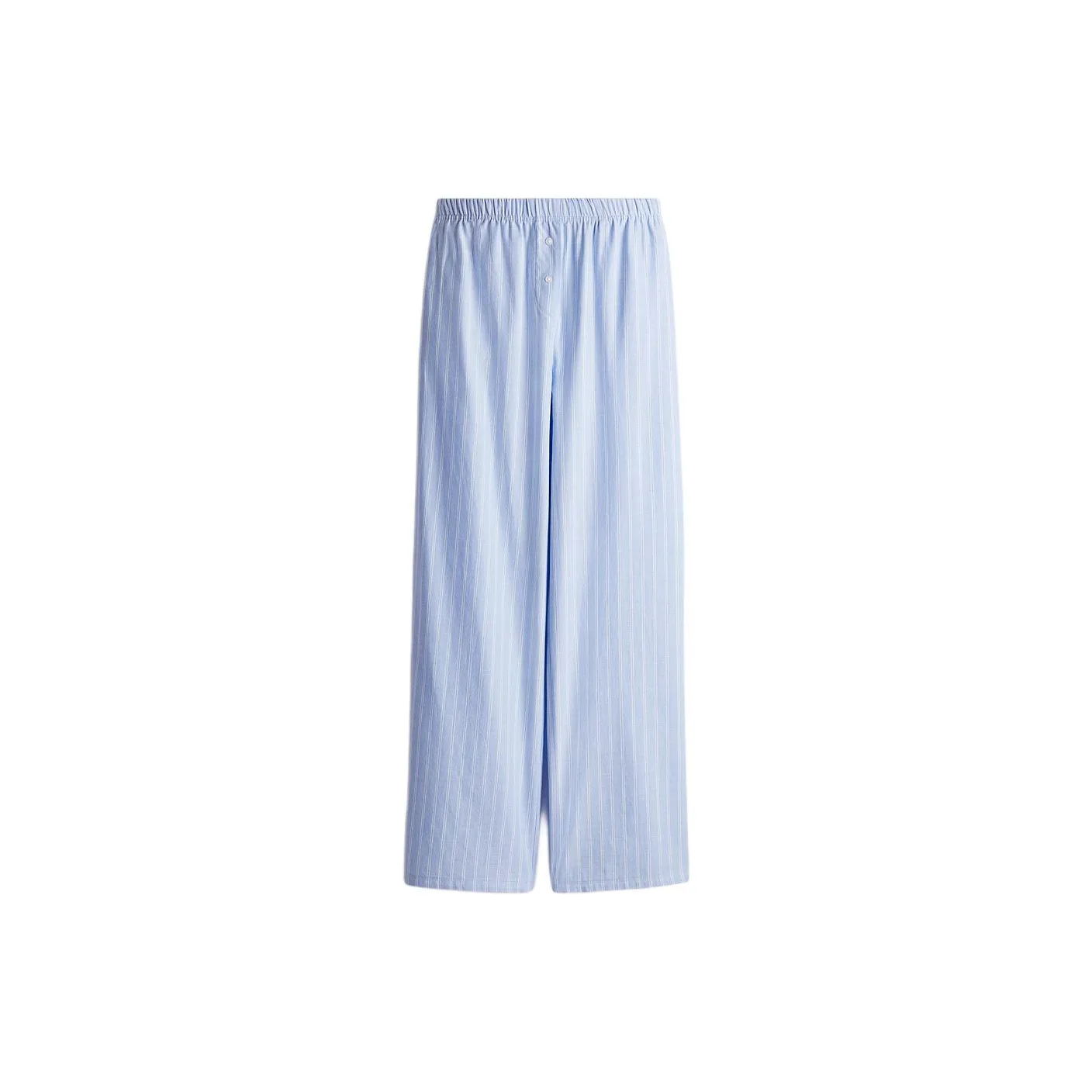 H&M Pajama Pants Women's Light Blue/White Stripes