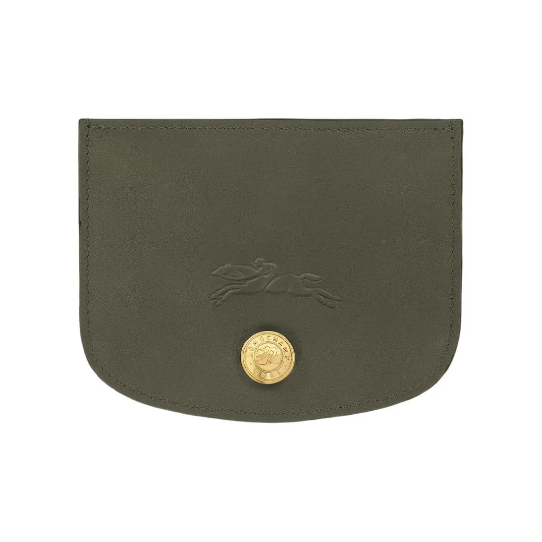 LONGCHAMP Épure Коровья кожа Держатель для карт Женский Хаки
