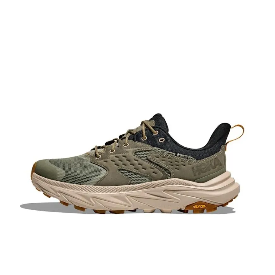 HOKA ONE ONE ANACAPA 2 Противоскользящий устойчивый к истиранию низкий топ походная обувь мужская темно-зеленый