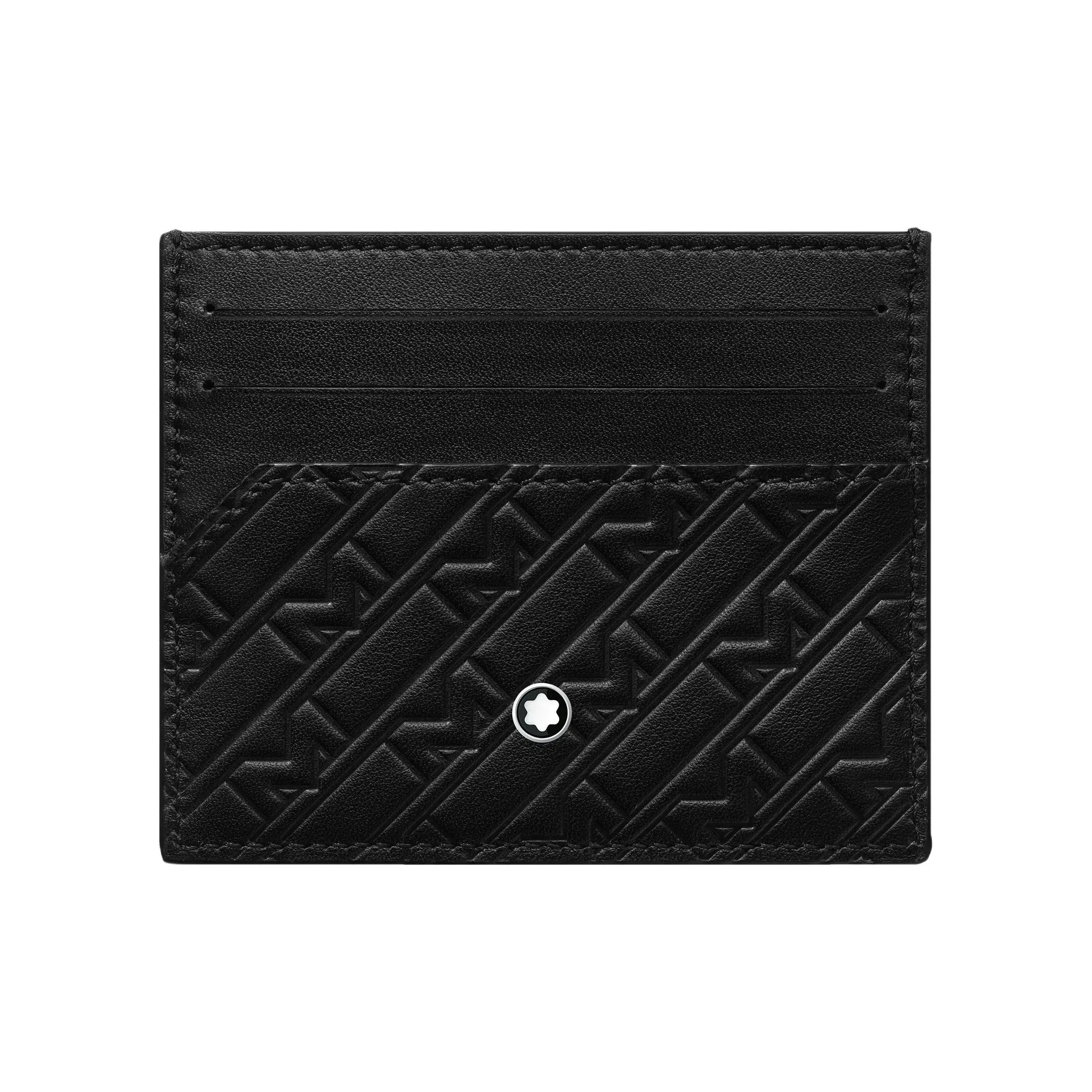 MONTBLANC Кожа Держатель для карт Держатель для карт Мужской Черный