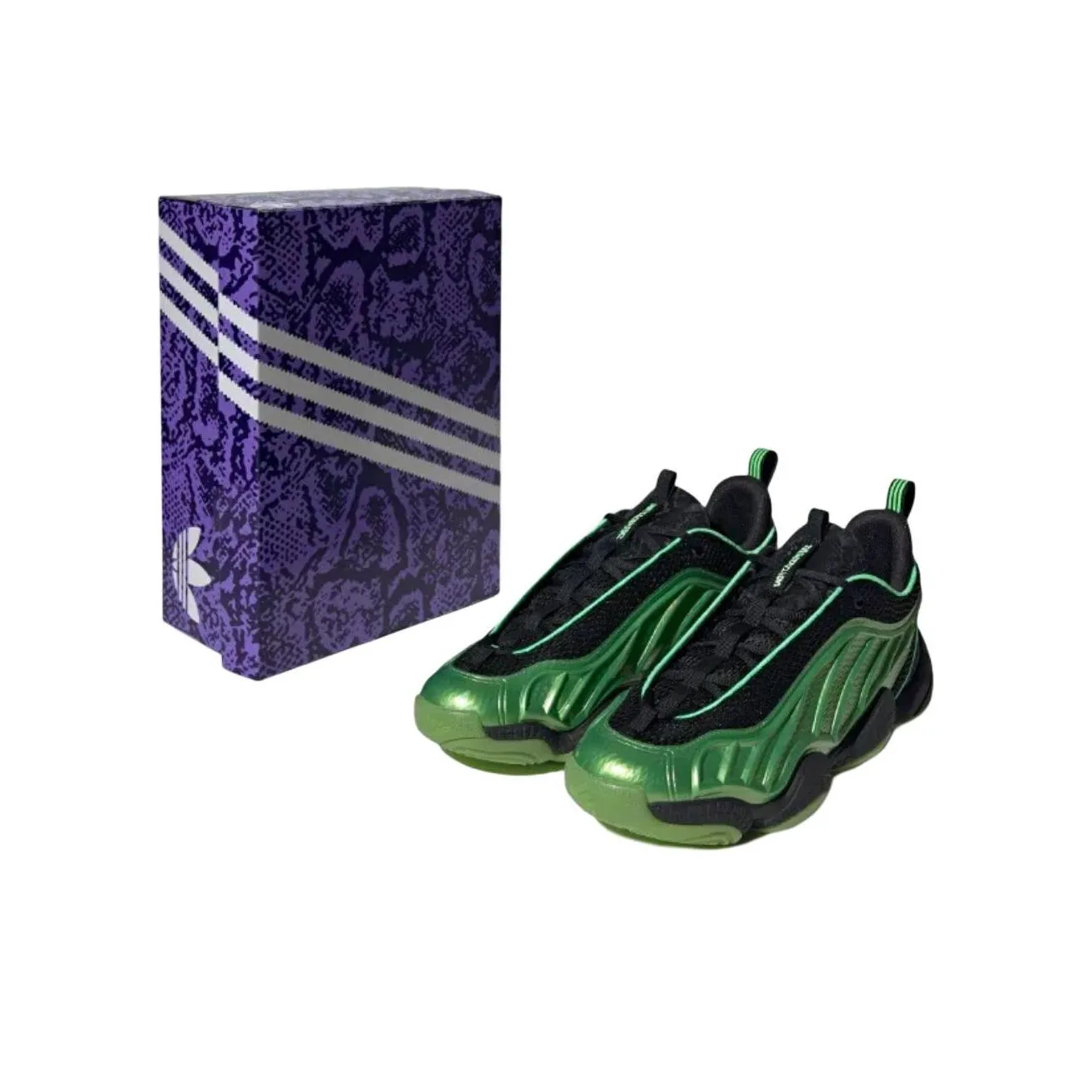 Adidas Harden Vol. 8 Anti Slip Wear Resistant Low Top Basketball Shoes Unisex Green Black