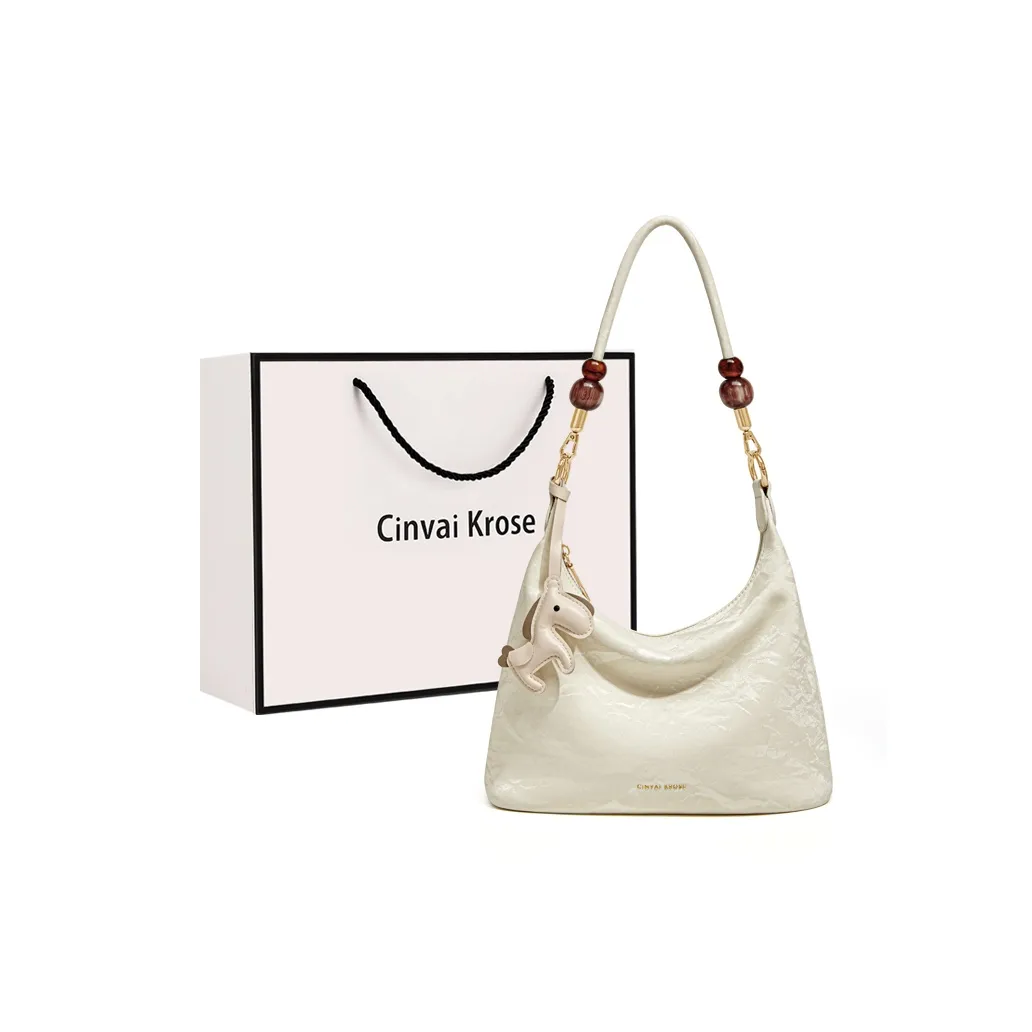 CinvaiKrose Сумка через плечо из синтетической кожи с коровьей кожей портативная сумка на плечо среднего размера женская