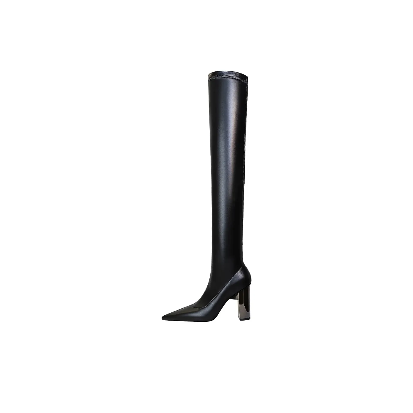 QITUMAUL Over The Knee Boots 9,5cm Женские Черные