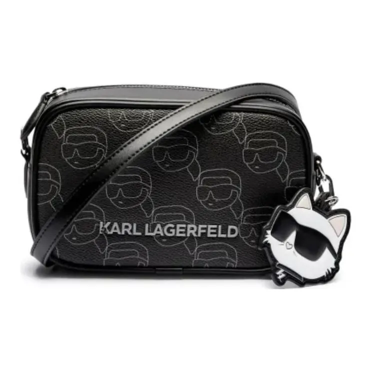 Karl Lagerfeld Ikon Monogram Crossbody Bag