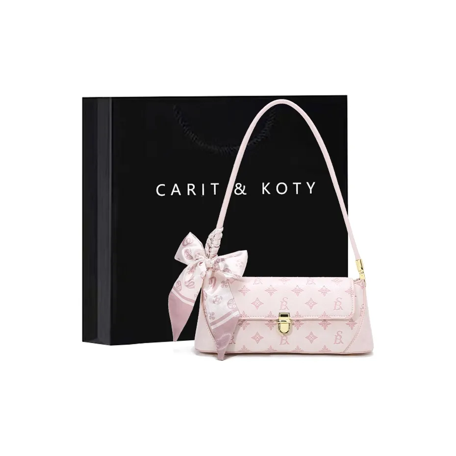 Carit Koty Полиуретан Сумка через плечо Стандартная Женская Розовая