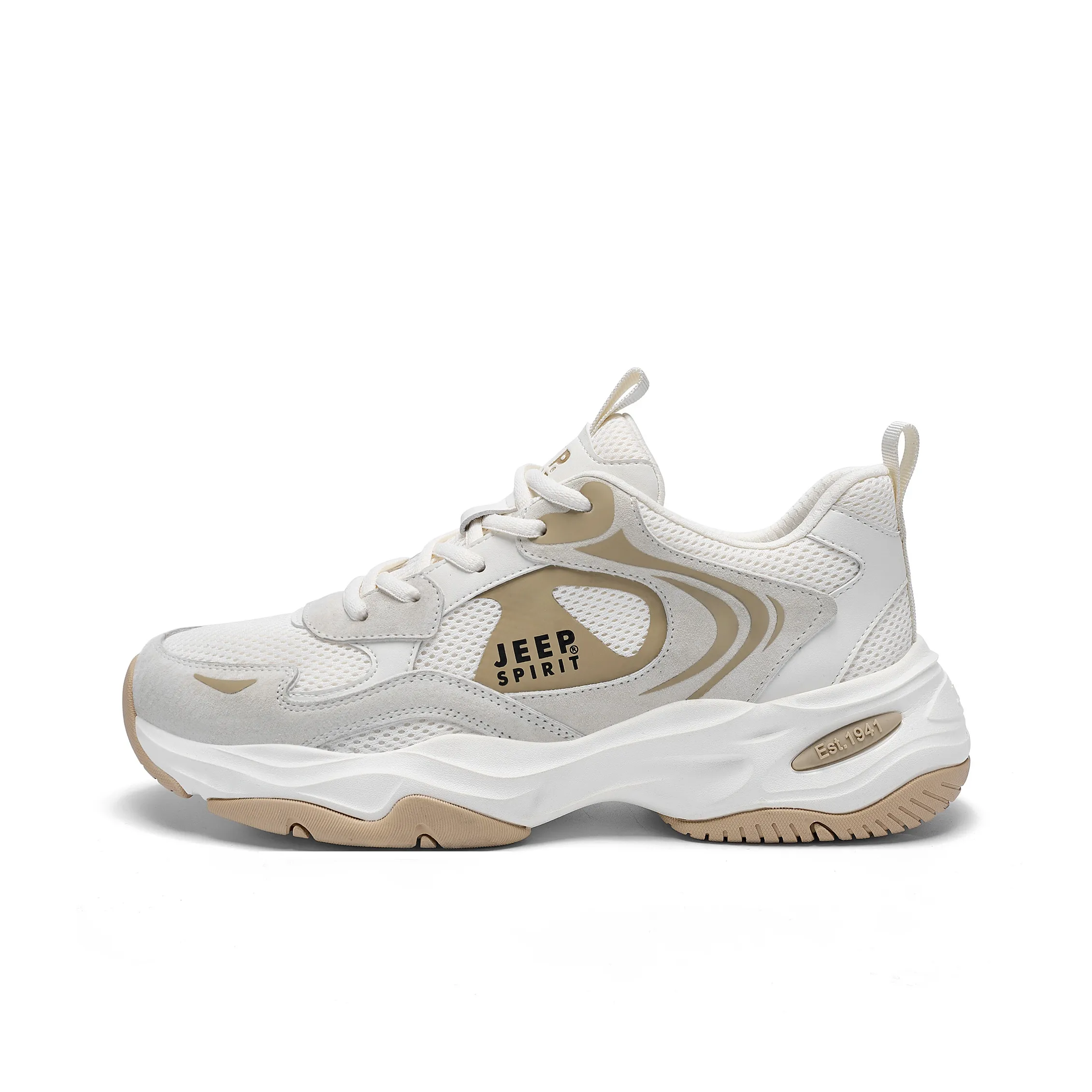 JEEP SPIRIT Низкий топ массивные кроссовки мужской шаффлборд белый