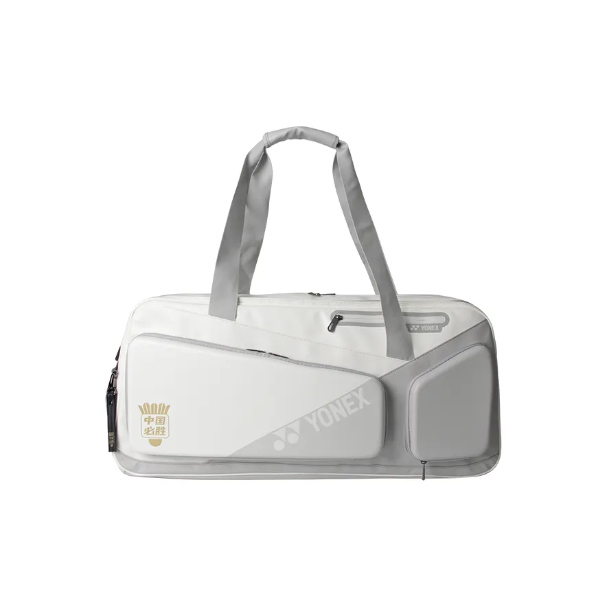 YONEX Спортивная сумка из искусственной кожи унисекс белого цвета