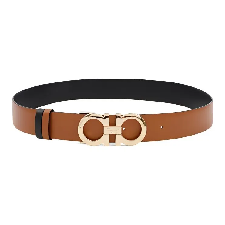 FERRAGAMO Кожаные ремни Женские Коричневый