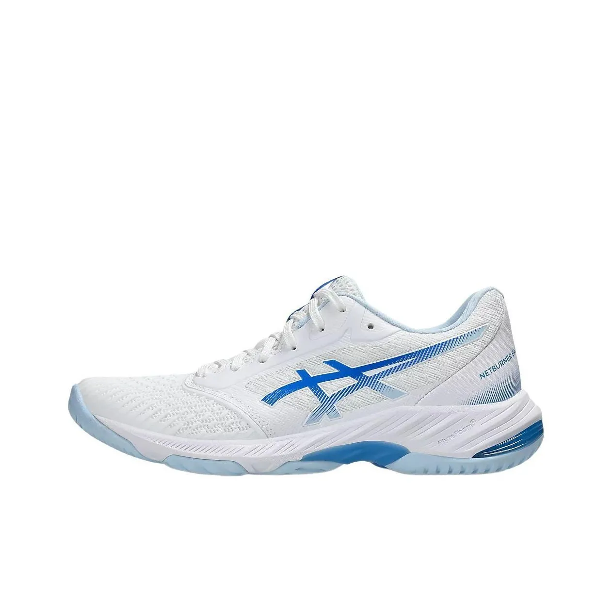 ASICS Netburner Ballistic FF 3 Устойчивые к истиранию Низкие Кроссовки для тренировок Женские Белые Синие