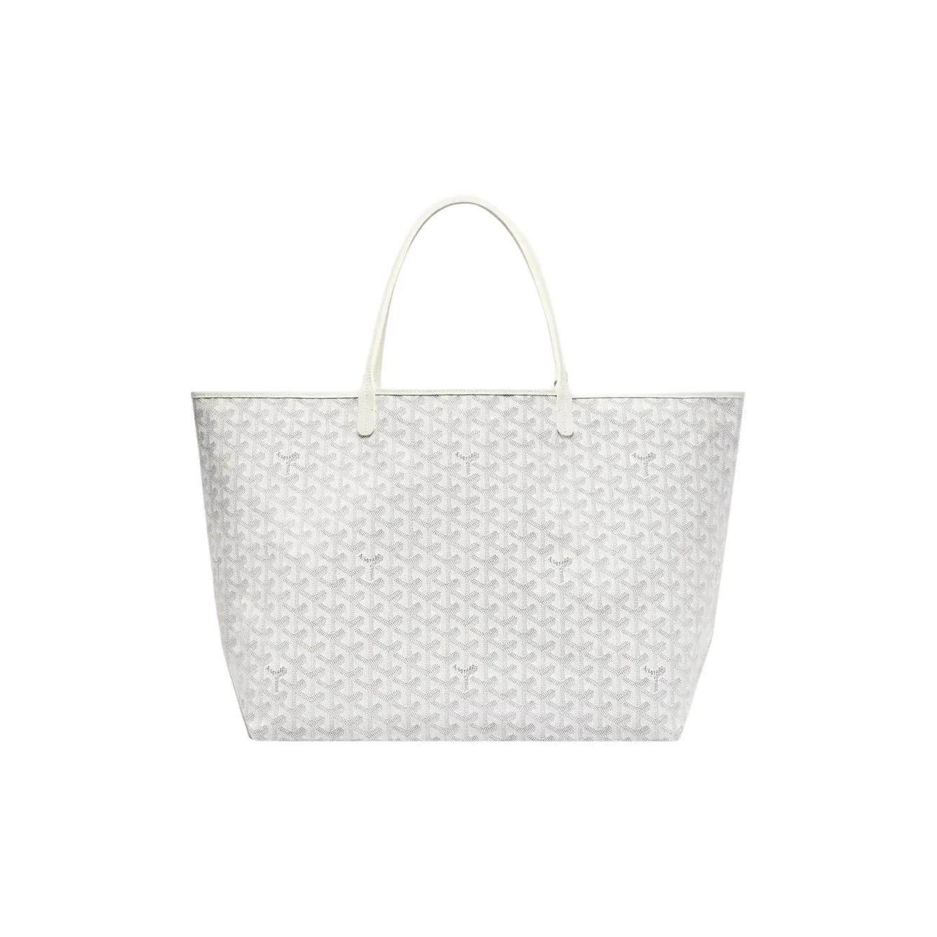 GOYARD Canvas Tote Bag, Shopping Bag, Handbag Women's White