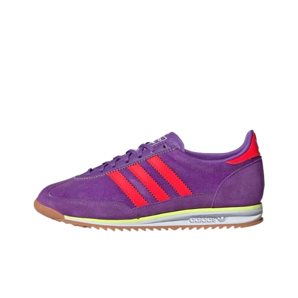 Adidas Originals SL 72 Slip-resistant Abrasion-resistant Low-top Training Shoes Women's Purple Adidas Originals SL 72 Противоскользящие Устойчивые к истиранию Низкие Кроссовки для тренировок Женские Фиолетовые