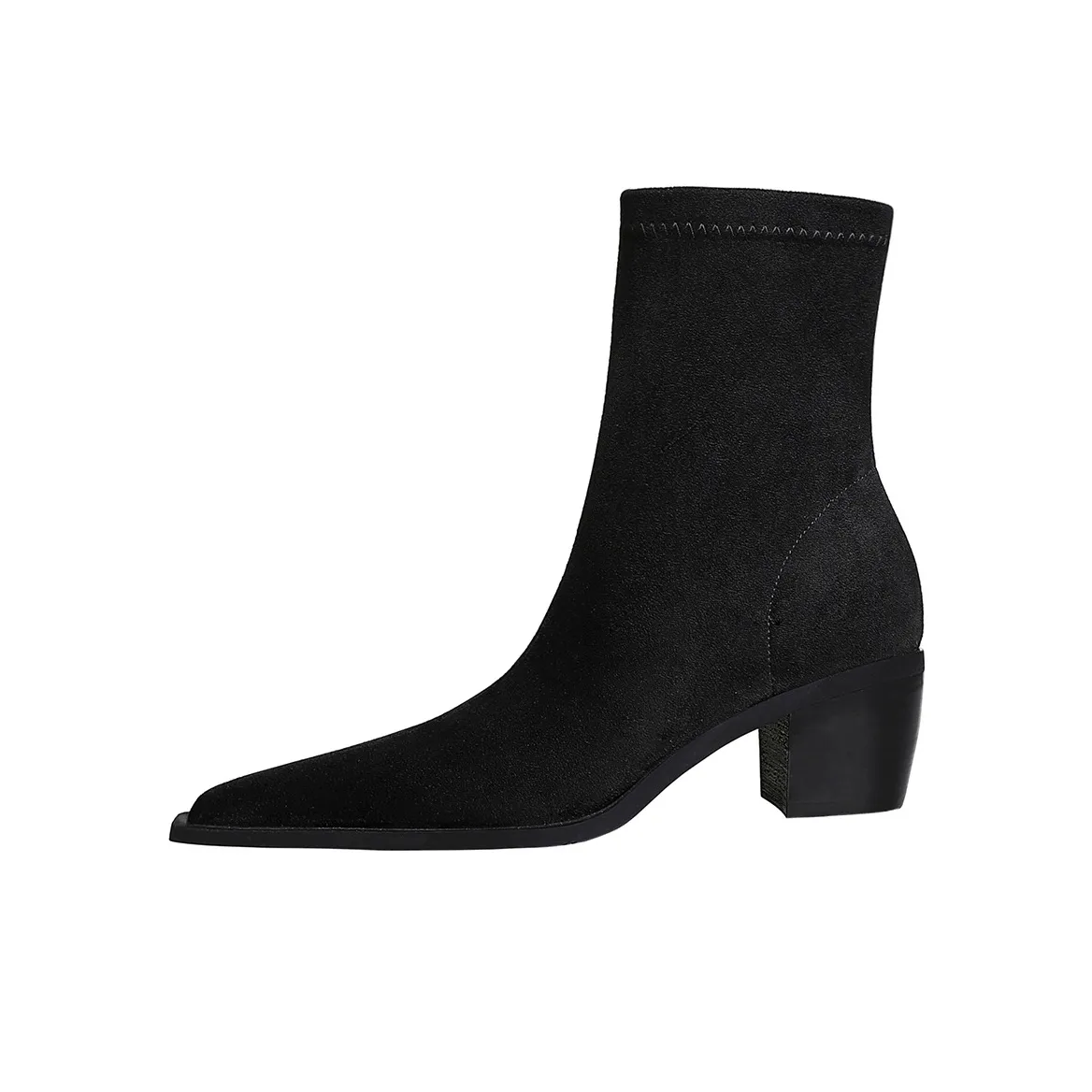 QITUMAUL Ботильоны Женские Черные