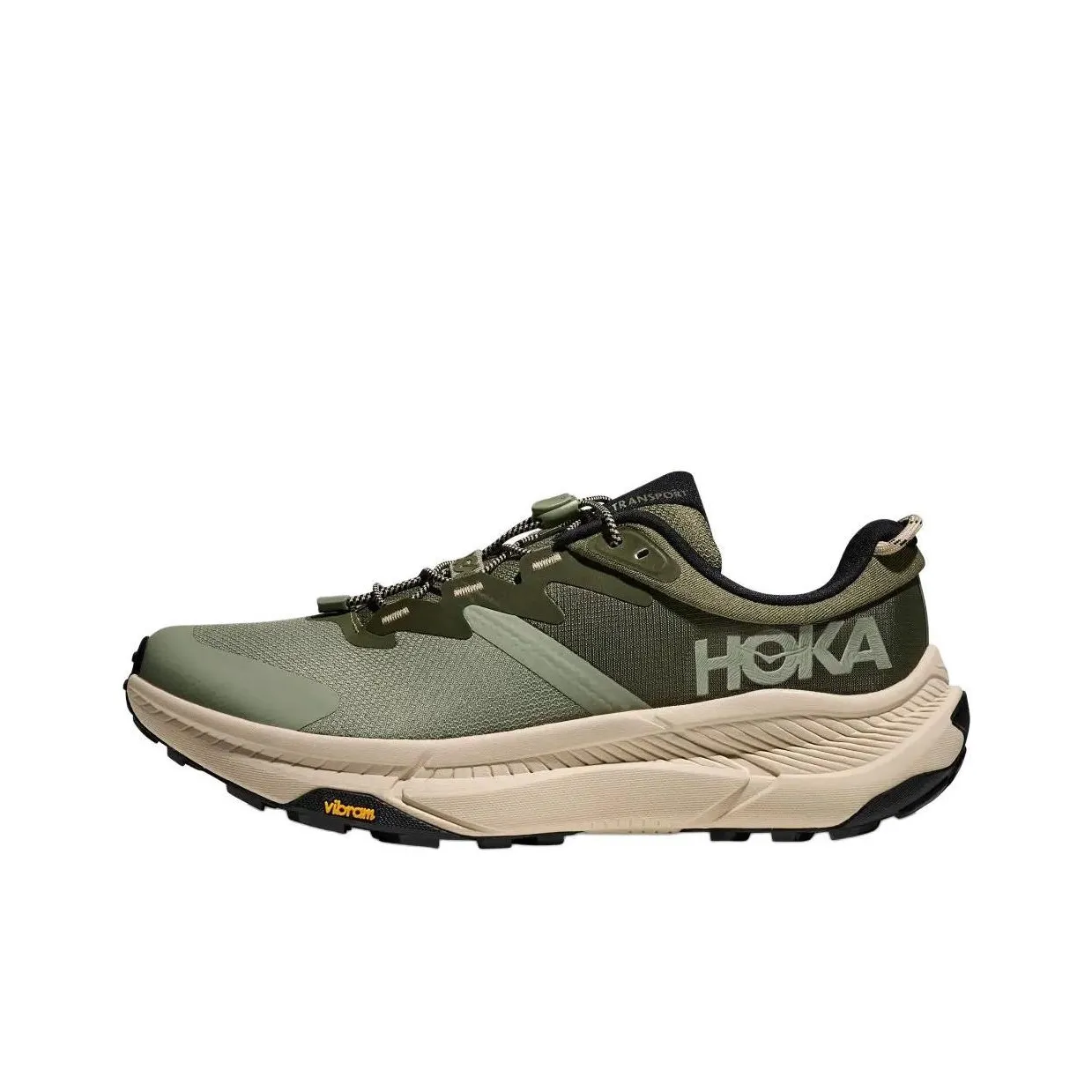 HOKA ONE ONE Transport противоскользящий устойчивый к истиранию низкий топ походная обувь мужской зеленый