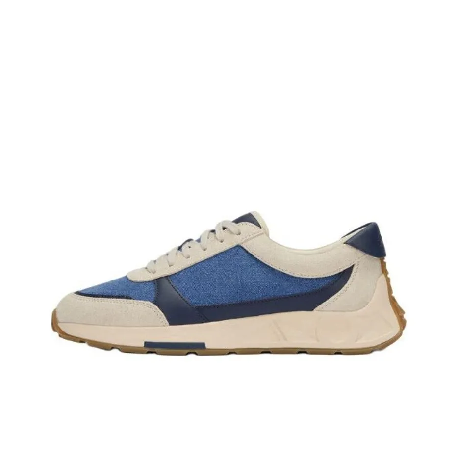 Clarks CraftSpeedJoy Low Топ Casual Мужской Бежевый Синий