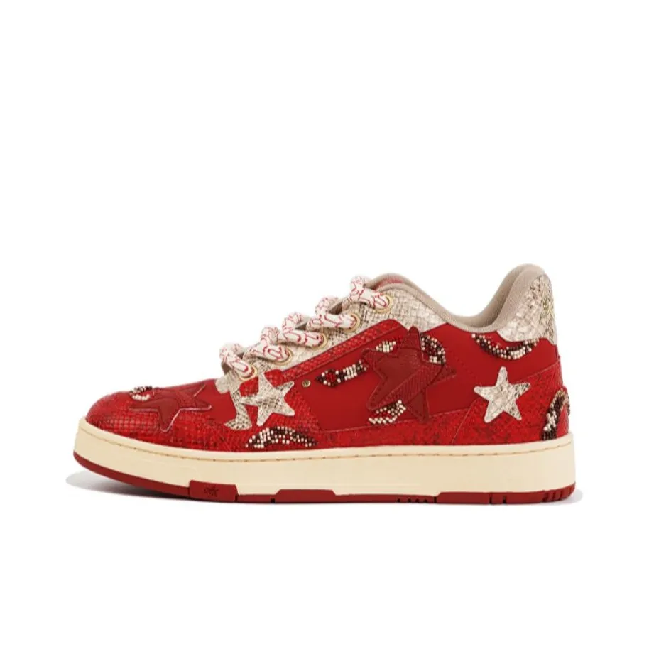 KAALIXTO Амортизация Износостойкие Низкие Кроссовки для Скейтбординга Унисекс Красные