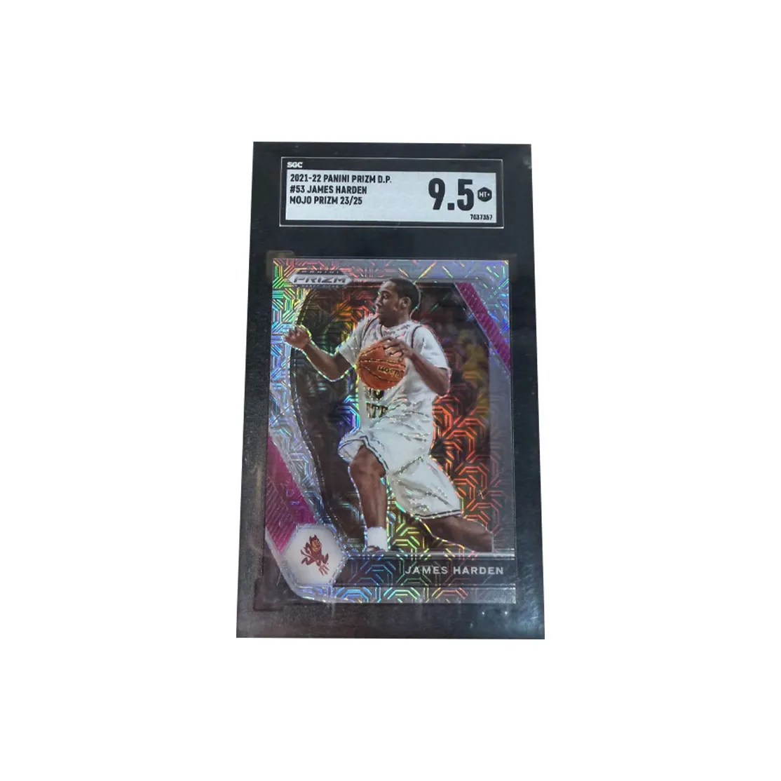 PANINI 2021 2022 Prizm Draft PICKS Джеймс Харден Университетский Джеймс Харден MOJO Fold 25 SGC 9,5 Grade Сертифицированные Карты 1 Упаковка