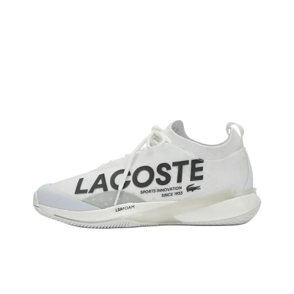 LACOSTE Low Top Tennis Shoes Men's White