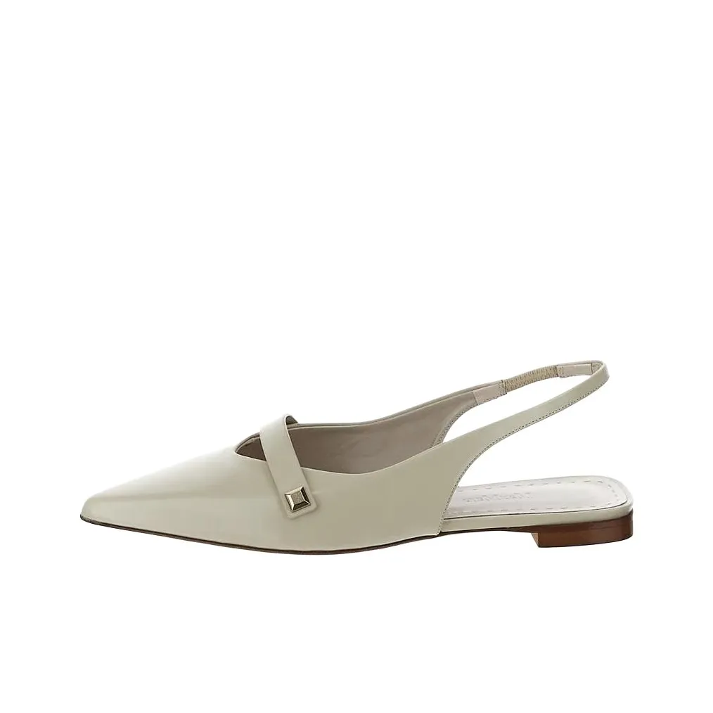 Max Mara Pointed Toe Slingback Flat Shoes Women's