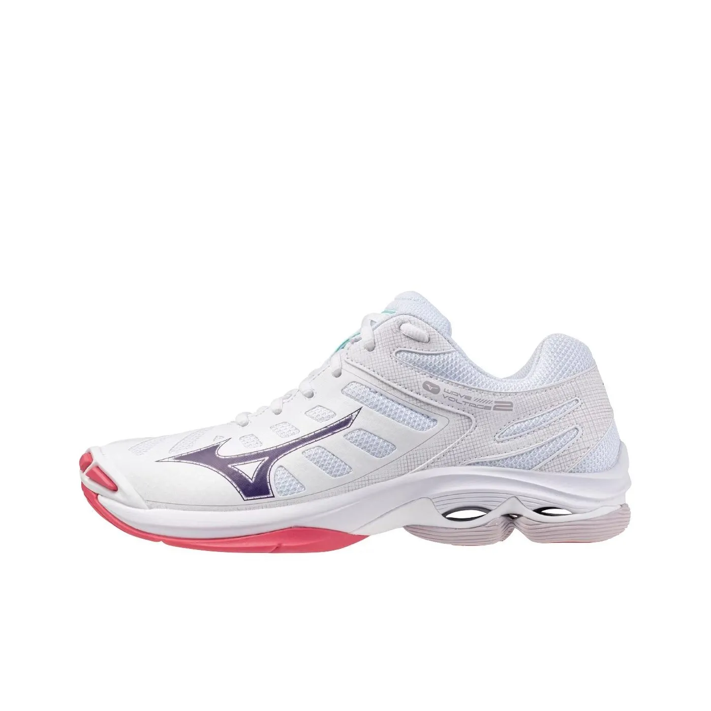 Mizuno Wave Lightning Z8 противоскользящие устойчивые к истиранию низкий топ кроссовки для тренировок женские белые