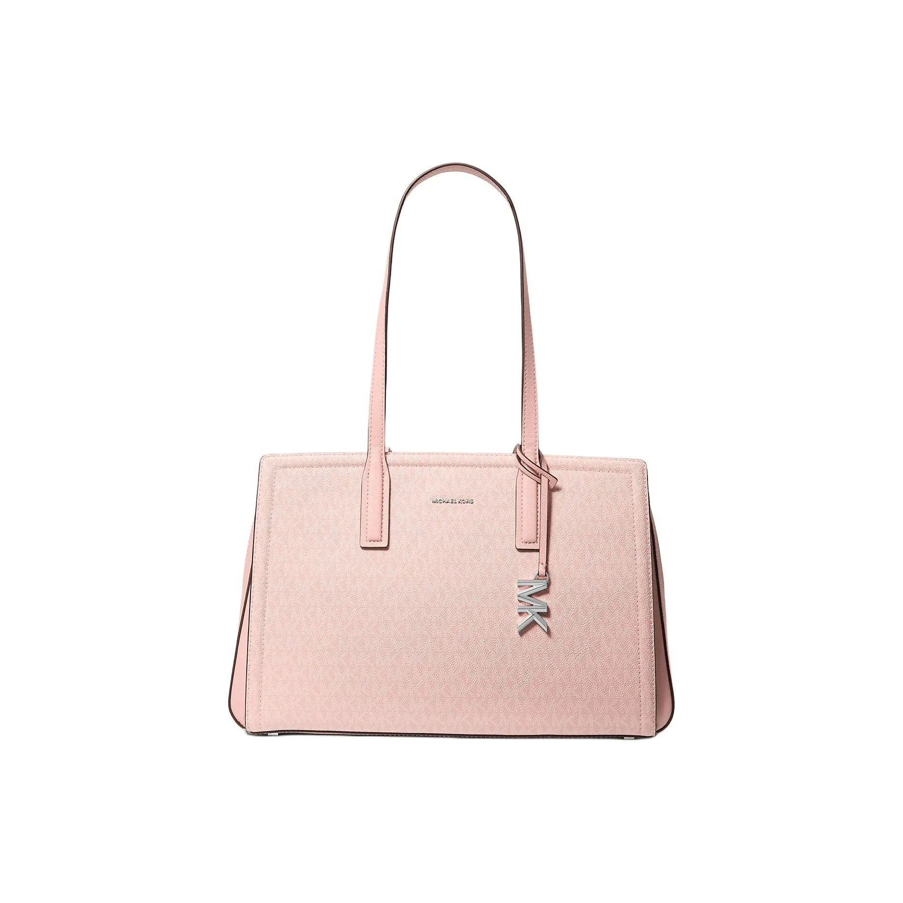 MICHAEL KORS Coated Canvas Tote Bag Shopping Bag Shoulder Bags Medium Size Women's Pink