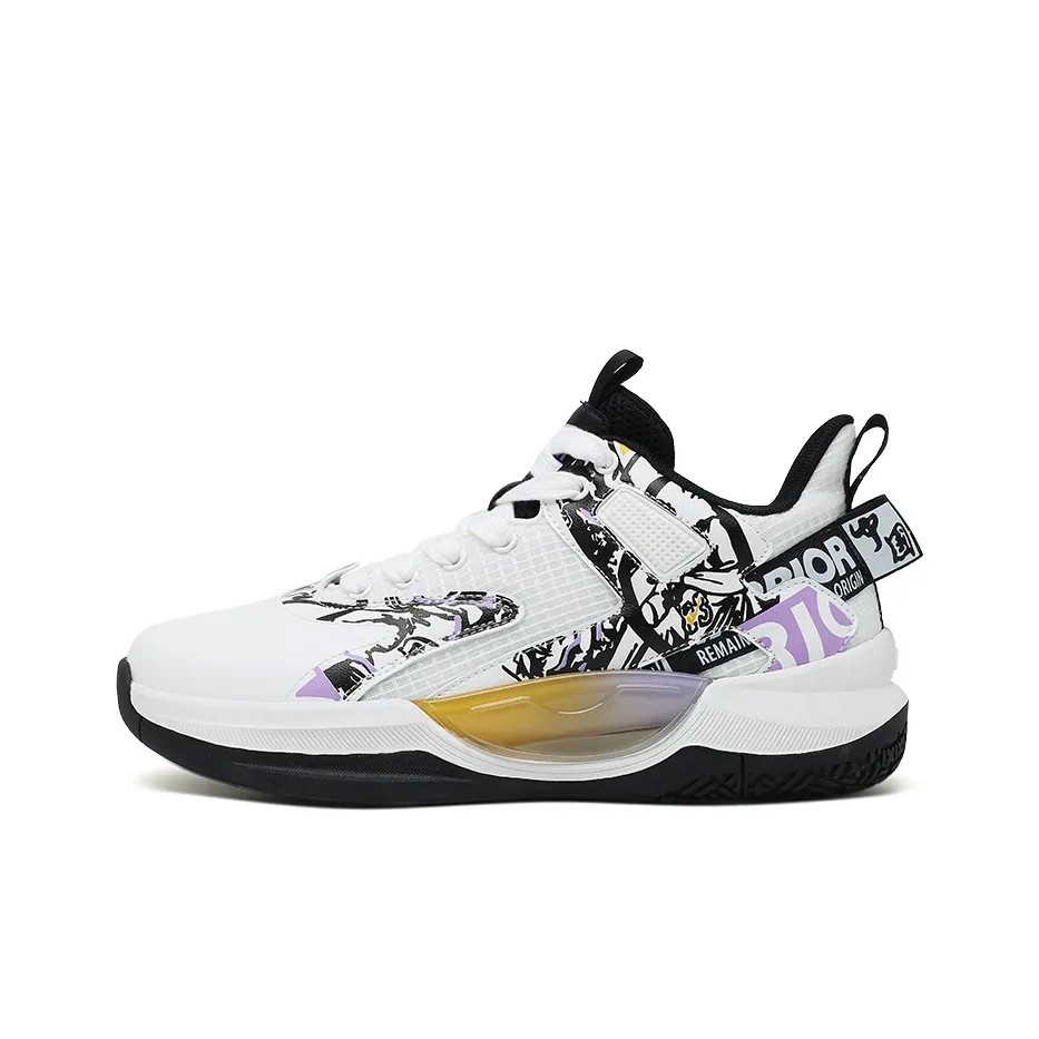 Warrior Баскетбольные кроссовки Низкие Белые Фиолетовые Черные Мужские