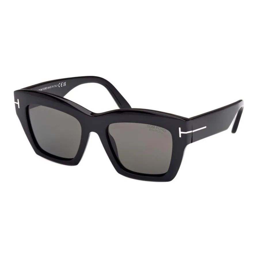 TOM FORD Eyewear Luna Square Frame Sunglasses