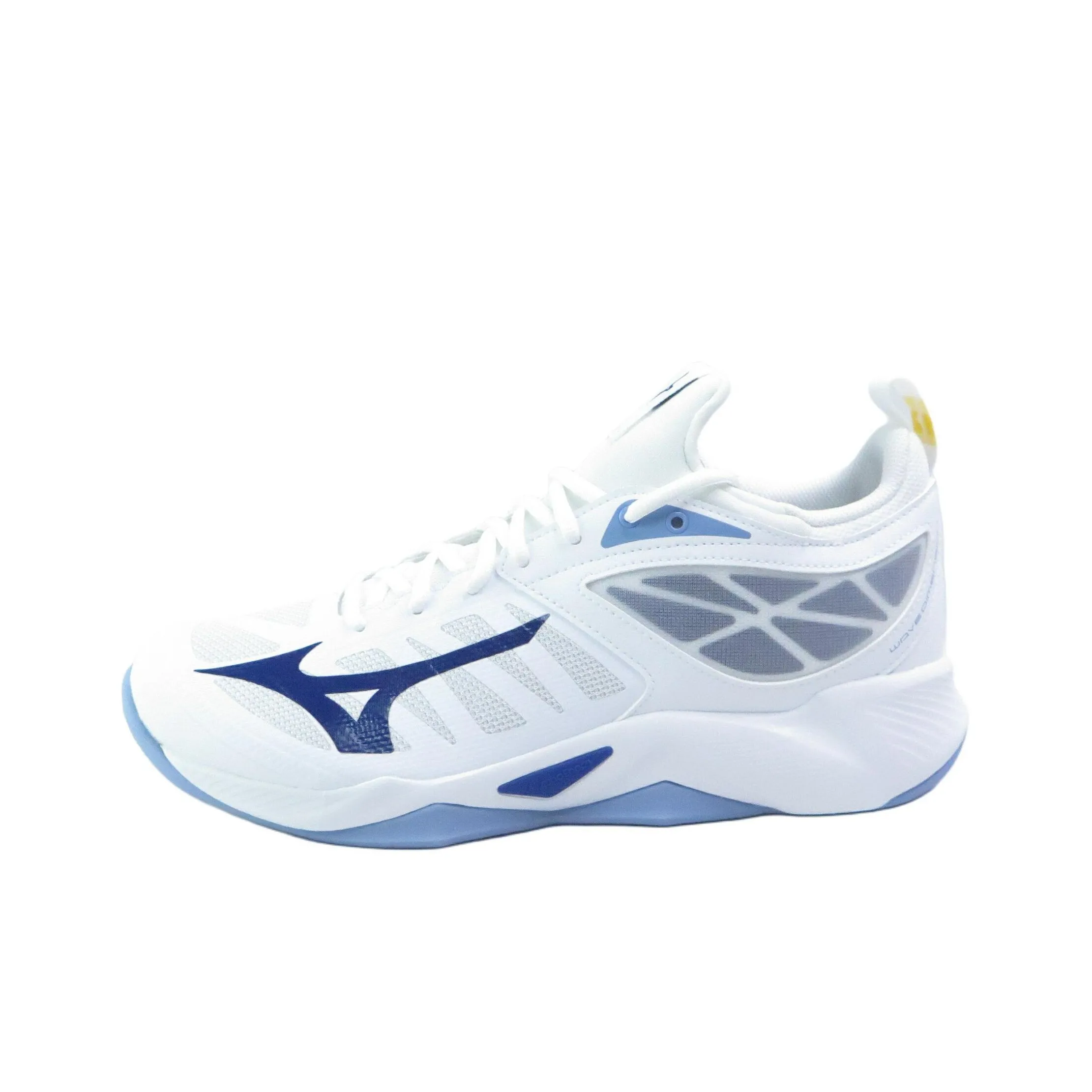 Mizuno Wave Dimension противоскользящие устойчивые к истиранию низкие кроссовки для тренировок унисекс белые и синие